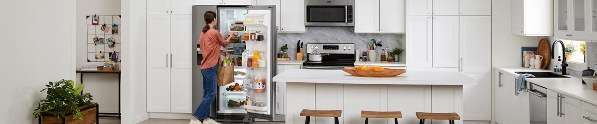 Banner Refrigeradores de gran capacidad para familias grandes