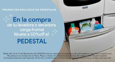 Pedestal Maytag con 50% off