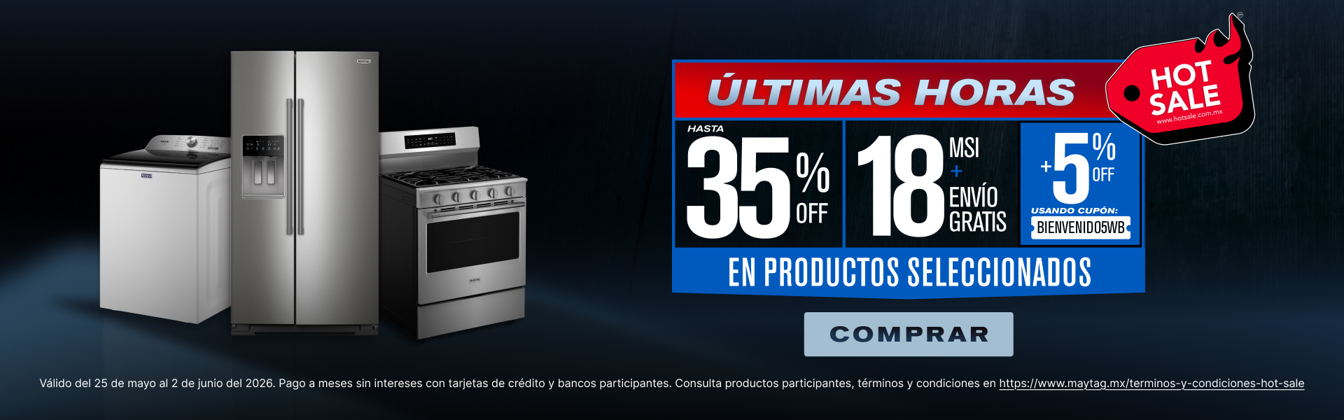 Ofertas Maytag Hot Sale 2026